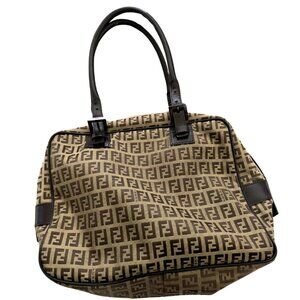 Authentic Fendi Vintage Zucchino Shoulder Bag